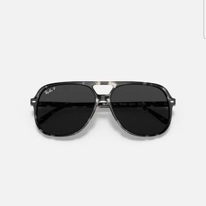 Ray-Ban Gray Tortoiseshell Aviator Sunglasses